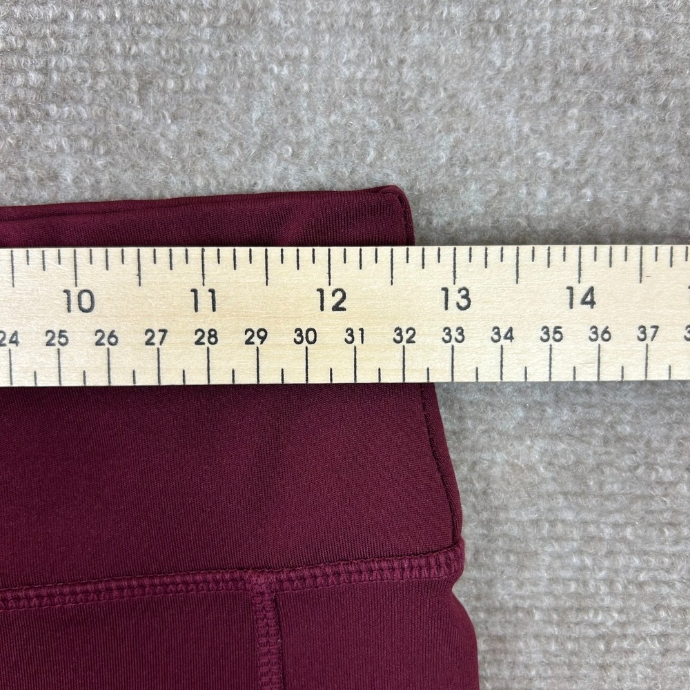 Pop Fit Leggings Womens Medium Purple Stretch High Rise Workout Yoga Running - Picture 9 of 13